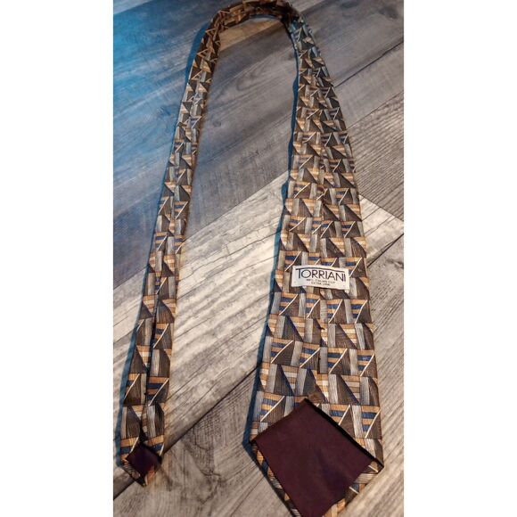 Torriani 100% Italian Silk Extra Long Tie - Picture 2 of 5